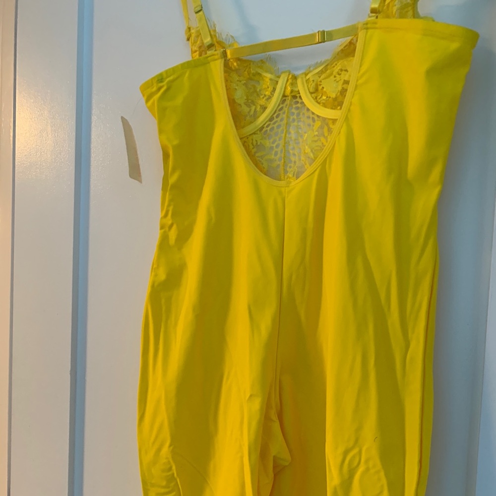 One piece Lace Bra Jumpsuit